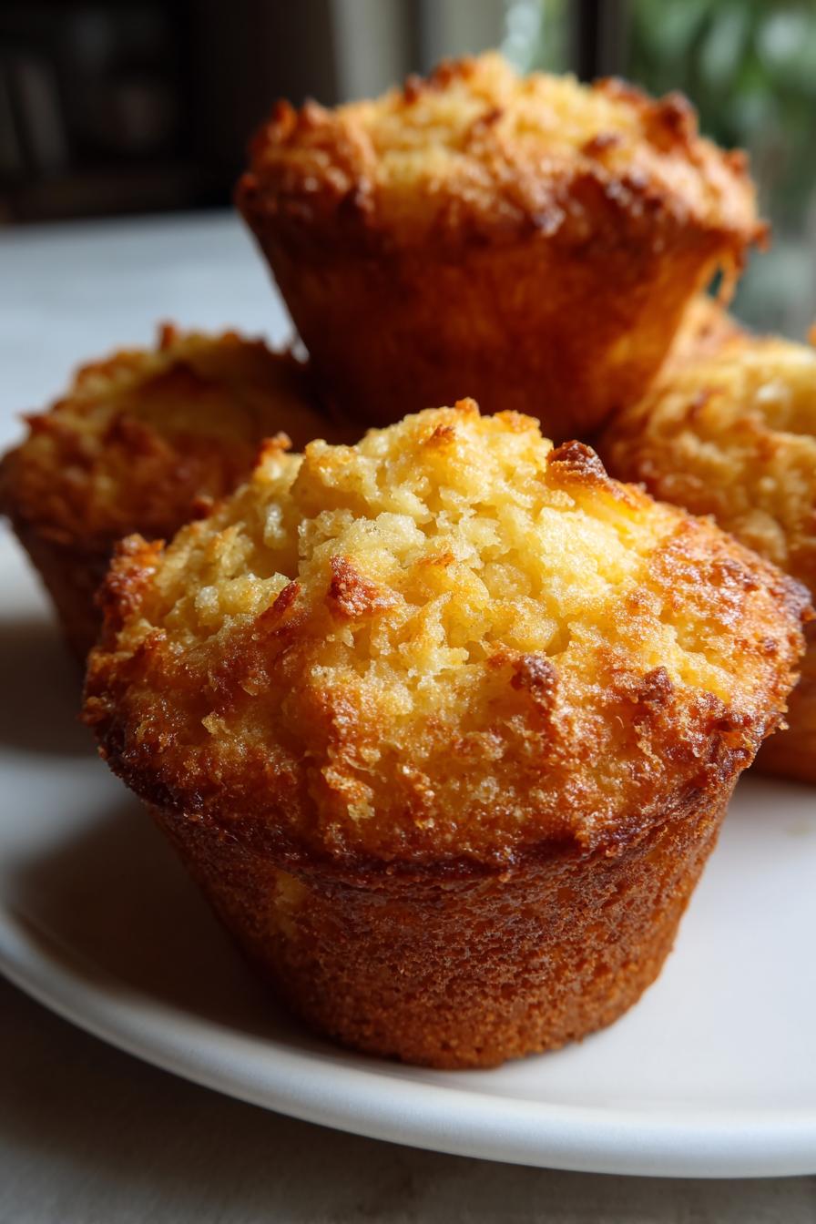 keto coconut flour muffins - detail 2